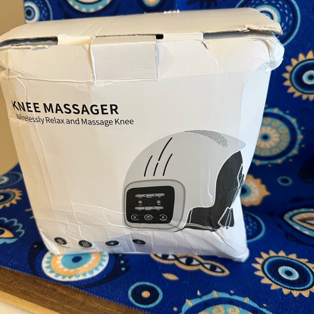 Wireless Knee Massager - Black